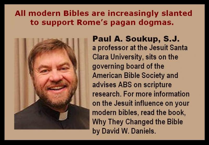 Jesuits influenced corrupt bibles